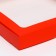 Self -assembly box with a red window, 21 x 21 x 3 cm