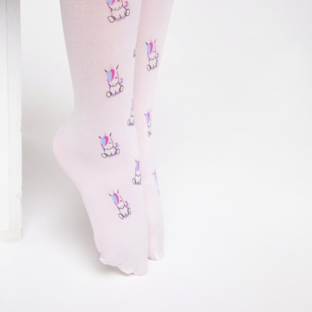 Pantyhose children, white color, height 146-152 (11-12 years)-1