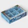 New Year. Box for 6 sweets "New Year's Post", 13.7 x 9.8 x 3.8 cm, confectionery packaging