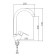 ACCOONA A4467 kitchen mixer, one -leaf, with nut, silumin, chrome