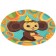 Paper plate "Happy Birthday!", 18 cm, Cheburashka