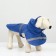 Dog raincoat, size L (DS 30-35, OG 38-43, Osh 26-31 cm), blue