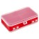 Helios equipment box double -sided, 14 x 8 x 4 cm, red