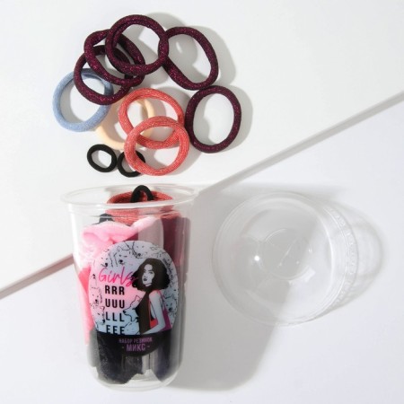 Hair gum, set Girls Rules, 34 pcs.