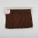 Decorative braid "Furrm", 15 cm, 5 ± 0.5 m, coffee color