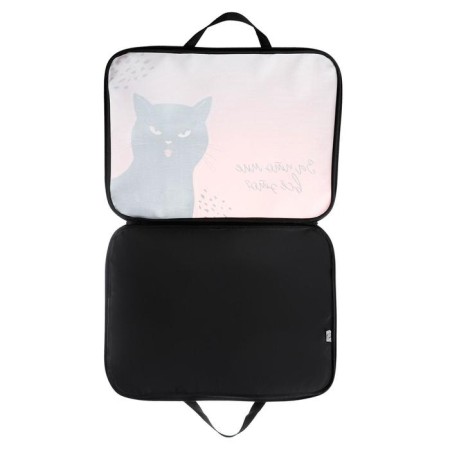 Folder for drawings and drawings A3, with handles of textiles 20 mm, 470 x 350 mm Calligrata Universal 600D "Cat"-2