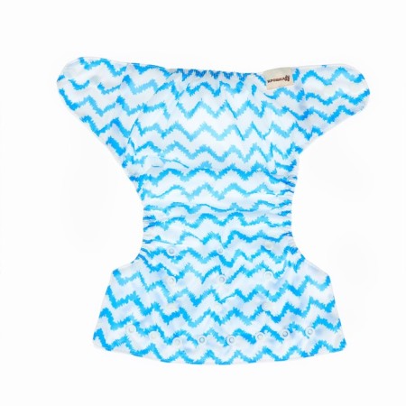 Reusable diaper, "zigzag", the color of the blue-5