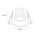 Pointed-built lamp Arte Lamp Chess A3313PL-1WH, LED, 9 W, 9x9x5.5 cm, white, black