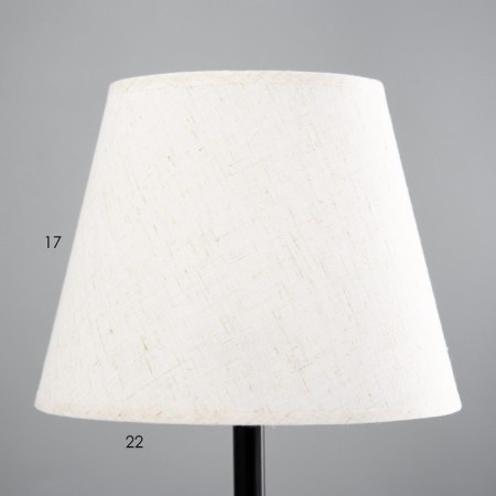 Eleanor desktop lamp 1x15W E27 black/white 22x22x42cm-5