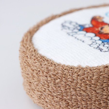 Body washcloth "Mishutka", 11 × 14 cm, color mix-3