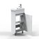 Floor Tumba Sanstar "Line 40" with the shell "Yenisei 40", white
