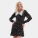 Women's dress with collar Mist p. 50, black