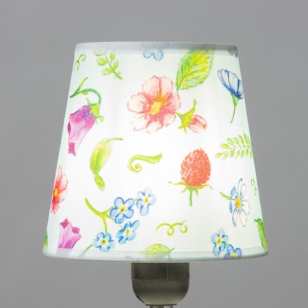 Universal lampshade "Small flowers" clothespin14x14x13cm-4