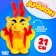 Soft toy "Dragon", 21 cm, color mix