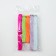 Clamps for packages of the share, 14/11/7 cm, 6 pcs, color mix
