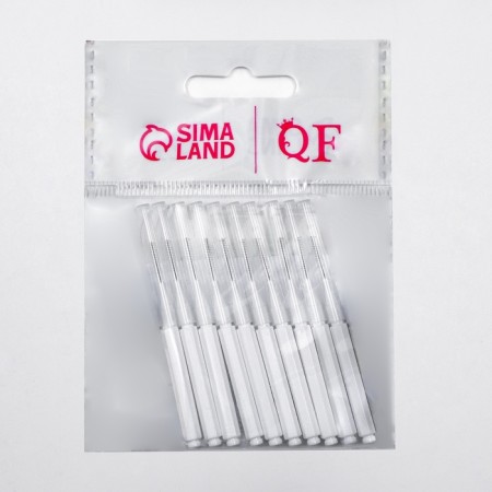 Brushes - mini for eyebrows and eyelashes, 7 × 0.5 cm, white color-4