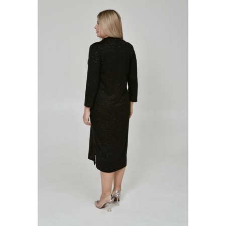 Female dress, size 52, black color-3