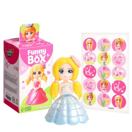 Funny Box game set, princesses, mix-2