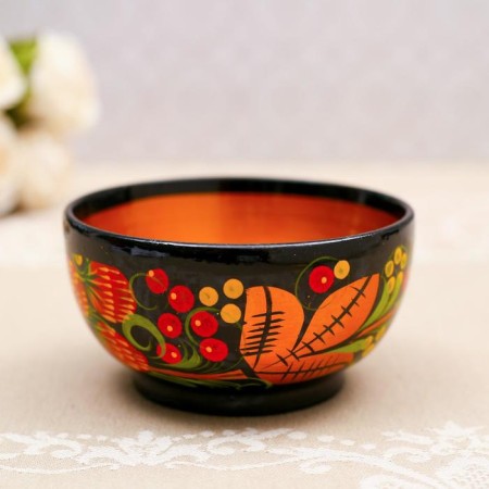 Saladnik, Small, 11 × 6 cm, Khokhloma-3