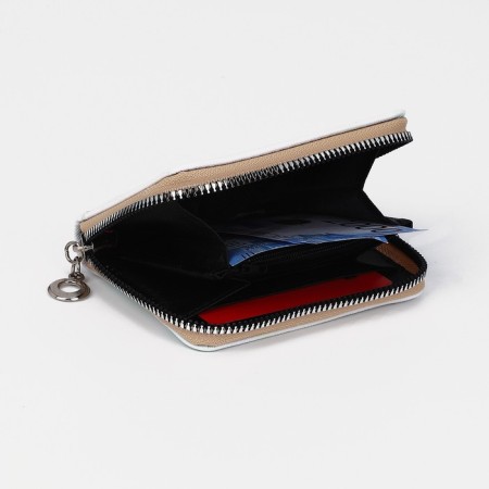 Lightning wallet, card for cards, for coins, green color-1