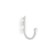 Hook furniture tundra TKD017 Light, two -rod, white