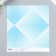 Scrapbooking paper bilateral "rhombus" density 180 g 15.5x17 cm