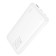 External battery Hoco J87, 10,000 mAh, 1 USB, 1 Type-C, 3 A, display, white