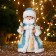 Snow Maiden "Blue fur coat" moves, 28 cm