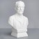 Gypsum figure famous people: Bust of Tchaikovsky, 13.5 x 8 x 19.5 cm
