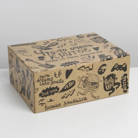 Box-Penal, Gift packaging, “something very cool”, 30 x 23 x 12 cm-3