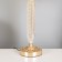 Table lamp "Reta" 1x40W E27+backlight, gold 29x29x51cm