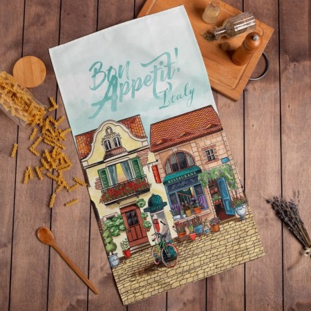 Ethel: Bon Appetit towel 40x73 cm, 100% cotton, sarzha 190 g/m²