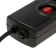 Luazon Lighting network filter, 5 outlets, 5 m, 2200 W, 3x0.75 mm2, 10 A, 220 V, with a fuse, black