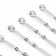 A set of skewers for barbecue 6 pcs, handle - ring, width - 1.2 cm, 60 cm