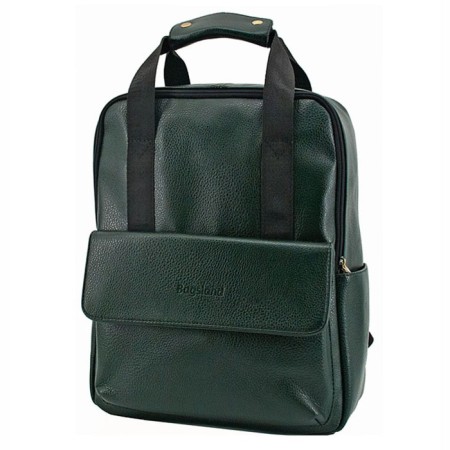 Bag-rugzak (B2750-04110) Artificial leather, green, 1x340x11 cm
