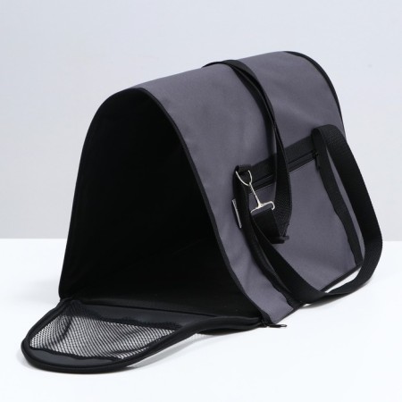 Bag - Animal carrying, size m, 43 x 27 x 30 cm, gray-3