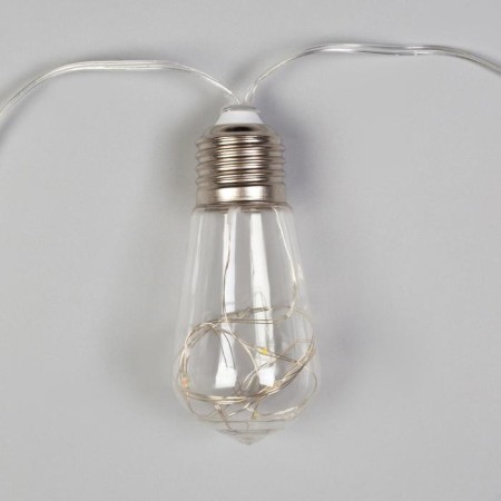 Garland “thread” 3 m with nozzles “lamp”, ip20, transparent thread, 80 LED, glow of multi, 8 modes, 220 V-3