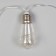 Garland “thread” 3 m with nozzles “lamp”, ip20, transparent thread, 80 LED, glow of multi, 8 modes, 220 V