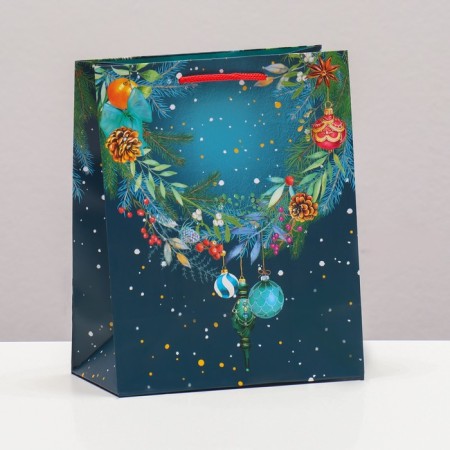 Gift package "Night sky with a wreath", 18 x 22.3 x 10 cm