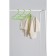 Shoulders - Children's shade hangers for clothes, 26.5 × 14 cm, 10 pcs, green color