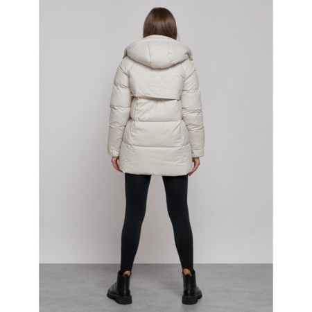 Winter jacket, size 50, beige color-3