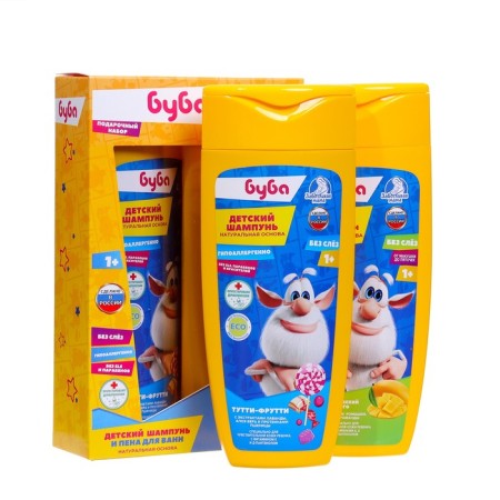 Gift set of children's tibia: shampoo, 250 ml + Penna for baths, 250 ml