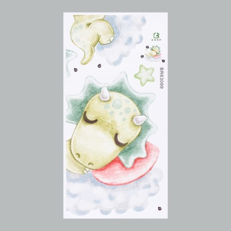 Interior color sticker color "Baby-triceratopus on the cloud" 30x60 cm