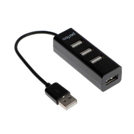 USB border (Hub) Perfeo PF-HYD-6010H, 4 ports, USB 2.0, black