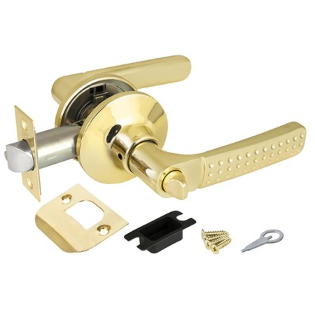 PUNTO 6026 PB-B pebble handle, with a latch, color gold