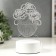 Light "Vase with Flowers" Led RGB from the RISALUX network