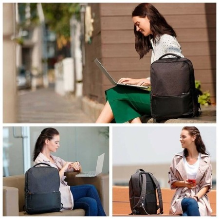 A backpack for a laptop Xiaomi Commeter Backpack (BHR4905GL), up to 15.6 ", 2 departments, 21 l, blue-5