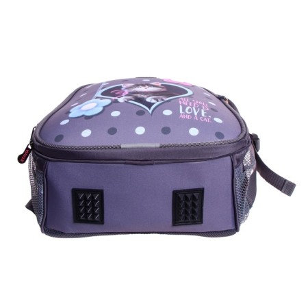 School backpack 38 x 30 x 16 cm, ergonomic back, stavia "cat"-6
