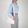 Female bag over the shoulder Textura, medium size, white color