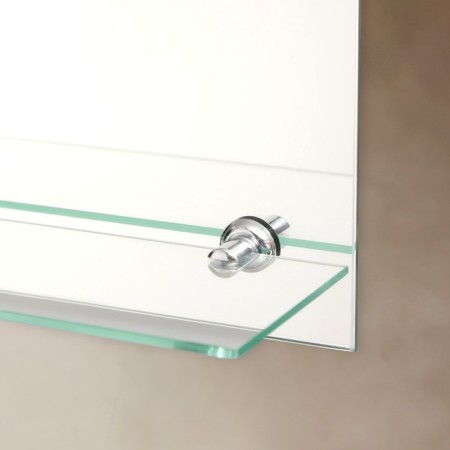 Mirror, wall -mounted, with a shelf, 30x40 cm-1